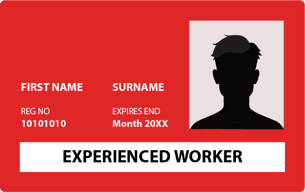 Experienced Worker Card