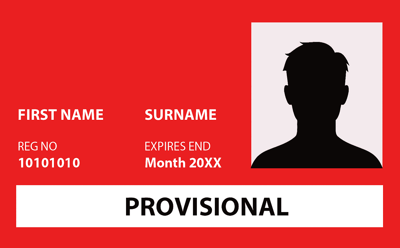 Provisional Card